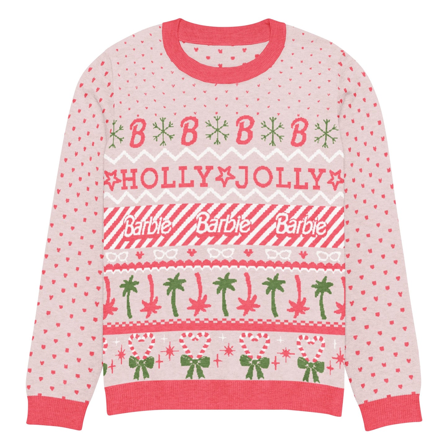Barbie Holly Jolly Pink Ugly Sweater