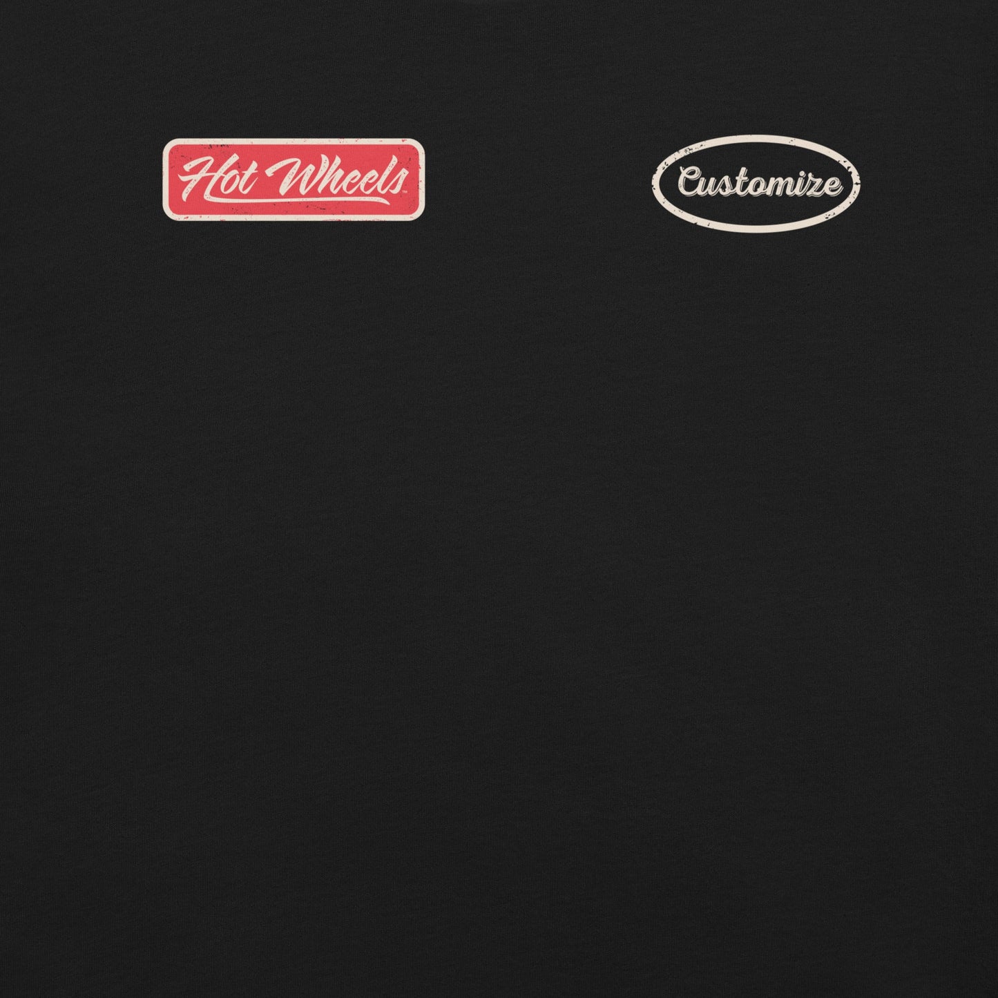 Hot Wheels Customizable Legends Mechanic Black T-Shirt