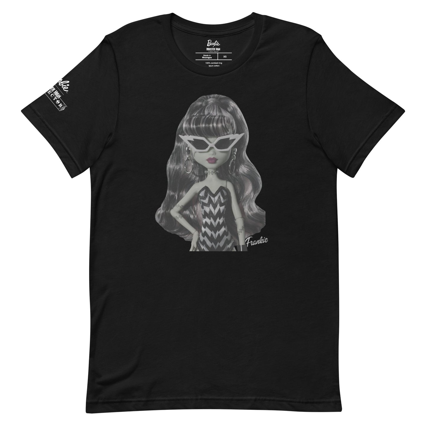 Monster High Barbie Frankie Barbie Black T-shirt