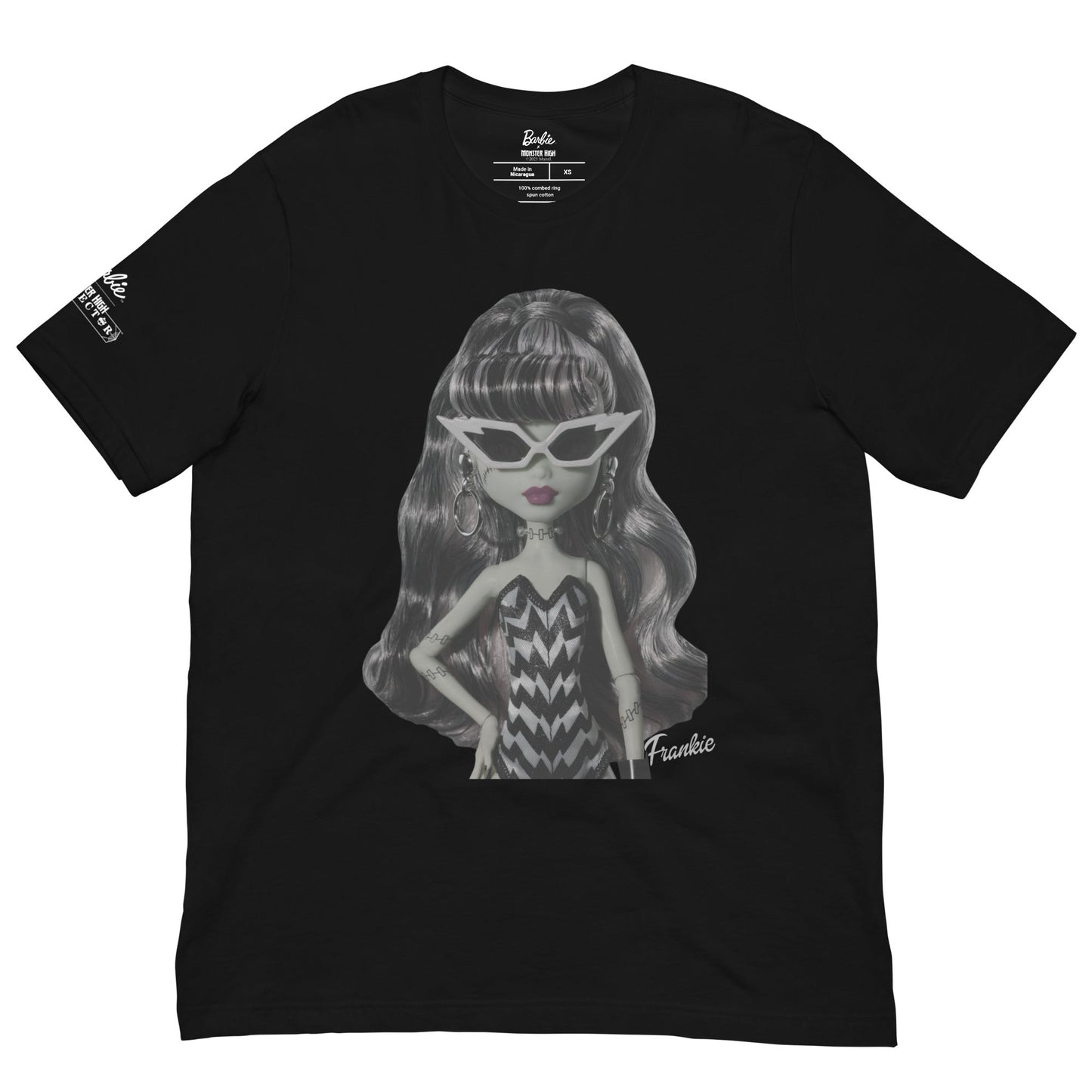 Monster High Barbie Frankie Barbie Black T-shirt