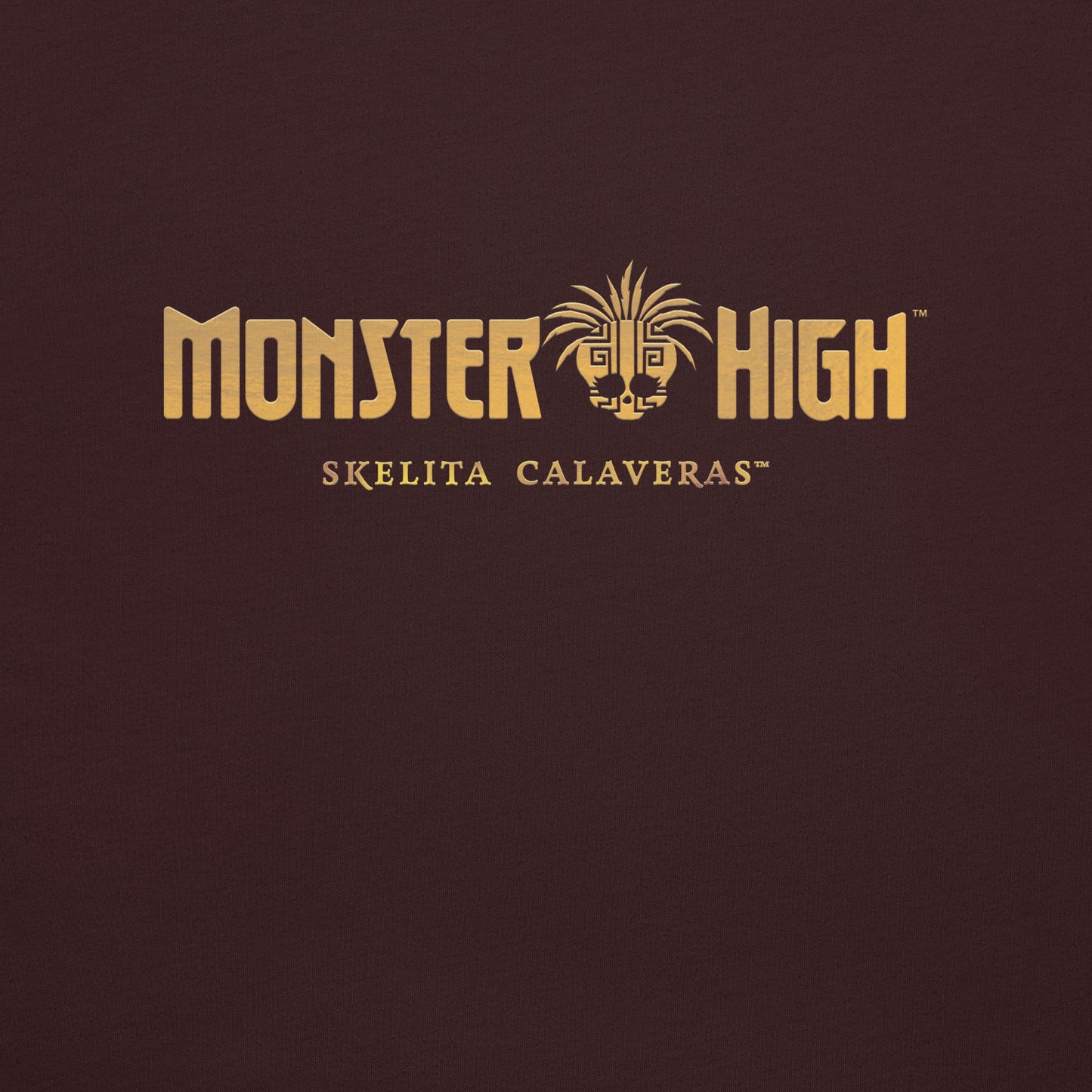 Monster High Skelita Día de Muertos Embroidered Oxblood T-Shirt