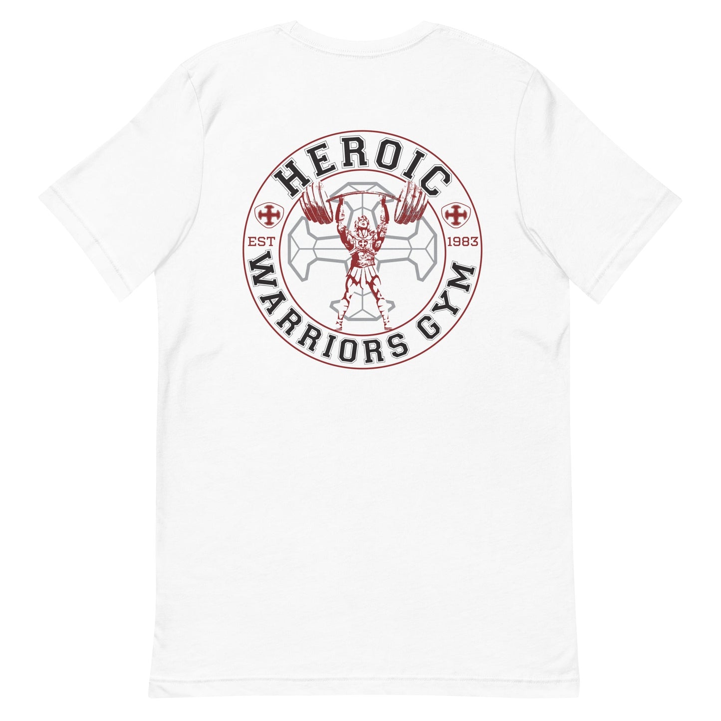 Masters of the Universe Movie Heroic Warriors Gym White T-shirt