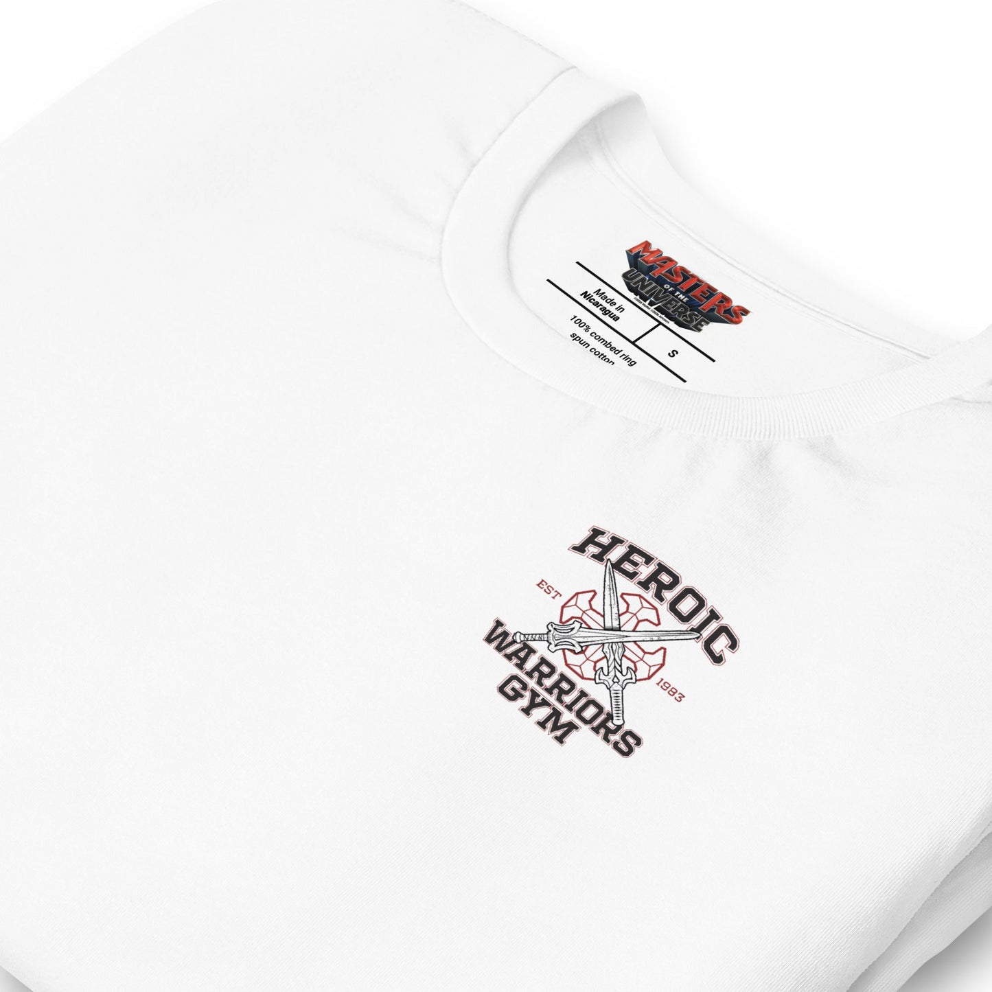 Masters of the Universe Movie Heroic Warriors Gym White T-shirt